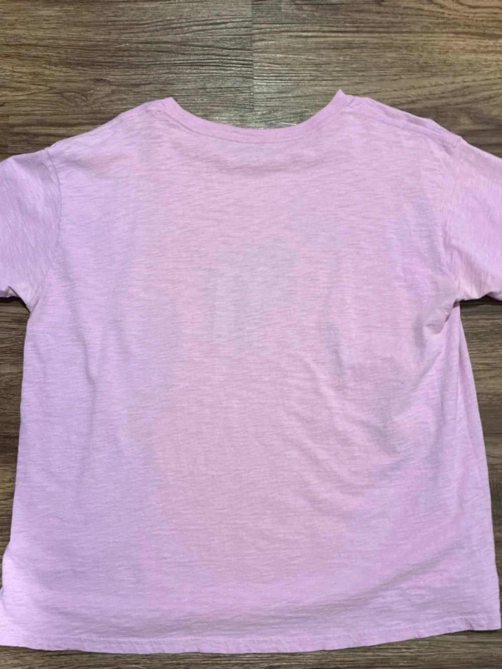 J. Crew Pink Tee with Navy 'Sul Mare A Capri' Graphic
